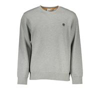 Timberland, Homme, Sweatshirts et sweats à capuche, Gris, Taille: S Pull gris à manches longues avec logo brodé