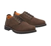 Timberland Redwood Falls Chaussures imperméables à lacets pour homme, Nubuck Brun foncé, 9.5 Wide