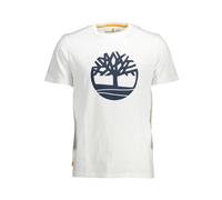 Timberland - Regular Fit Short Sleeve T-Shirt - Homme - Tops - Blanc - Taille: S