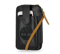 Timberland RFID Leather Phone Crossbody Wallet Bag, Sac à bandoulière en Cuir Femme, Noir (Altroz), Taille Unique
