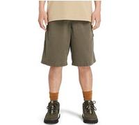 Timberland Rindge Washed Heavy Twill Carpenter Short Leaf Green Taille: XL | Shorts de Sport Outlet | Homme | Vert