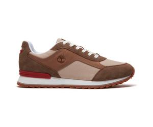 Timberland - Scout Heights Low Lace Up Sneaker - Baskets - EU 45 - light beige mesh / mid brown