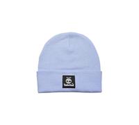 Timberland Casquette de Montre Courte avec étiquette tissée Bonnet, Bleu, Taille Unique Homme