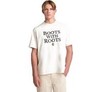 Timberland Slogan Tee Vintage White Taille: M | T-Shirts Outlet | Homme | Blanche