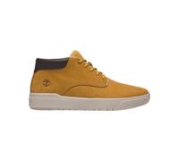Timberland - Sneakers en cuir - Seneca Bay Mid Lace Up Sneaker Wheat pour Homme en Cuir - Taille 10 US - Marron Marron 10 US
