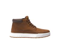 Timberland - Sneakers légèrement montantes en cuir - Maple Grove Mid Lace Up Sneaker Medium Brown pour Homme en Cuir - Taille 9 US - Marron Marron 9 US