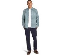 Timberland Solucell Gingham Shirt Silver Blue Yd Taille: L | Chemises d'affaires Outlet | Homme | Bleu