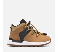Timberland - Sprint Trekker Mid Lace Up - Chaussures lifestyle enfant Wheat Nubuck / Black - 20.5