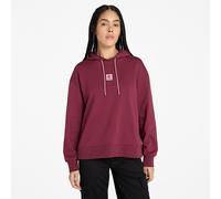Timberland - Stack Logo Loop Hoodie - Sweatshirt à capuche femme Burgundy - XXL