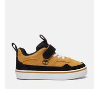 Timberland - Stone Jump Low Hook & Loop - Chaussures lifestyle enfant Wheat Suede - 29