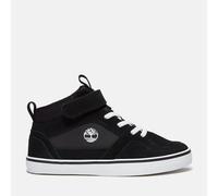 Timberland - Stone Jump Mid Hook & Loop - Chaussures lifestyle enfant Black Suede - 33