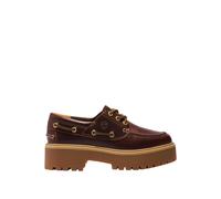Timberland - Stone Street Boat Shoe - Femme - Chaussures - Rouge - Taille: 38 EU