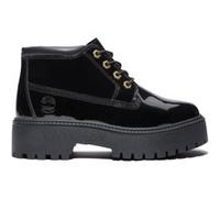 Timberland Stone Street Mid Lace Up Waterproof Boot Black Patent Leathe Taille: 38 | Bottes Outlet | Femme | Le Noir