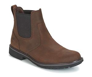 Timberland Stormbucks Pull-on, Bottes Chelsea Homme, Marron (Burnished Dark Brown Oiled), 44 EU