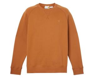 Timberland Sweat-shirt pour homme à col rond avec intérieur brossé Exeter River noir Code TB0A2BNKX65, Marron brûlé, XXL