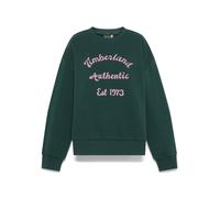 TIMBERLAND Sweat-shirt vert foncé / rose clair, Taille S