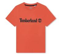 Timberland T-Shirt à Manches Courtes pour garçon, Couleur Tangelo, 6 Ans