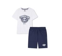 Timberland T-Shirt And Bermuda Shorts Boy's, Blue, 8 Years