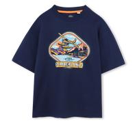 Timberland - T-shirt Avec Imprimé Placé - Medieval Blue - Garçon - 8 Ans