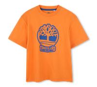 Timberland - T-shirt Bicolore Avec Logo - Nectarine - Garçon - 6 Ans