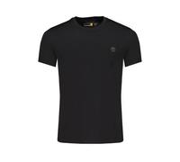 Timberland - T-shirt en Coton Noir à Col Rond - Homme - Tops - Noir - Taille: S
