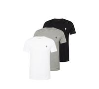 TIMBERLAND T-Shirt gris chiné / noir / blanc cassé, Taille XL