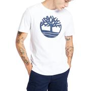 Vêtements Timberland SS Kennebec River Tree Logo Tee pour Accessoires S Blanc