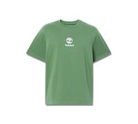 TIMBERLAND T-Shirt vert / blanc, Taille S