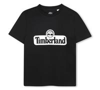 Timberland T60212 T-Shirt pour garçon, Blanc/Noir, 5 Ans