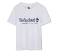 Timberland T60212 T-Shirt pour garçon, Bleu Marine/Blanc, 12 Ans