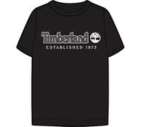 Timberland T60212 T-Shirt pour garçon, Noir/Noir, 8 Ans