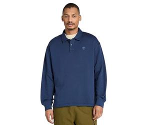 Timberland TB0A5MDZ Sweat-shirt d'hiver style polo pour homme, bleu, L