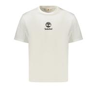 Timberland - Tee Manches Courtes Petit Logo Imprimé Stack Logo - Homme - Tops - Blanc - Taille: L