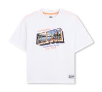 Timberland T60805 Short Sleeve T-shirt Blanc 5 Years Garçon