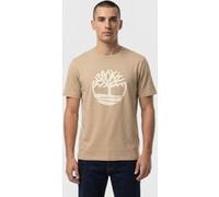Timberland Tree Logo Short Sleeve Tee Medium Beige Taille: S | T-Shirts Outlet | Homme | Marron
