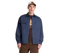Timberland - Twill Overshirt - Surchemise homme Mood Indigo - XL