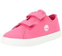 Timberland Unisex Kid's Newport Bay Hook & Loop (Toddler) Sneaker, Pink Canvas, 38 EU