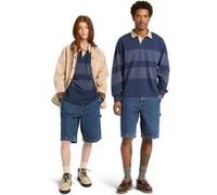 Timberland Unisex Ls Striped Rugby Polo Navy Taille: S | Manches longues Outlet | Unisex | Bleu