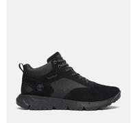 Timberland - Voyager Park Lace-Up Mid-Top Sneakers - Chaussures lifestyle homme Black Suede - 43
