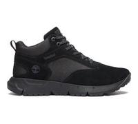 Timberland - Voyager Park Lace-Up Mid-Top Sneakers - Chaussures lifestyle homme Black Suede - 43