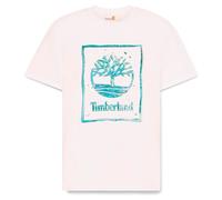 Timberland Water Stack Logo Short Sleeve T-shirt Blanc 3XL Homme