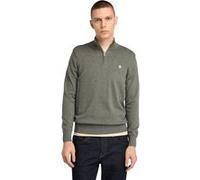Timberland Williams River Cotton 1/4 Zip Sweater Dark Grey Heather Taille: XL | Pulls Outlet | Homme | Gris