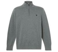 Timberland - Williams River Cotton YD 1/4 Zip Sweater - Pull - M - dark grey heather / obsidian