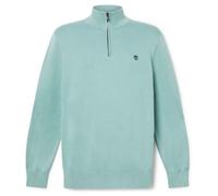 Timberland - Williams River Cotton YD 1/4 Zip Sweater - Pull - M - silver blue