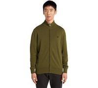 Timberland Williams River Cotton Yd Full Zip Sweater Dark Olive Taille: S | Outlet | Homme | Vert