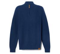 Timberland - Williams River Textured 1/4 Zip Sweater - Pull - L - peacoat