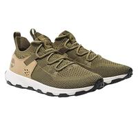 Timberland, Winsor Trail Low Lace Baskets décontractées tendance en maille filet stretch, Tricot olive, 42 EU