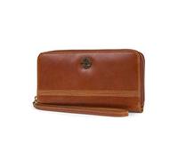Timberland Womens Leather RFID Zip Around Wallet Clutch with Wristlet Strap