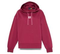 Timberland - Women's Stack Logo Loop Back Hoodie - Sweat à capuche - XL - burgundy