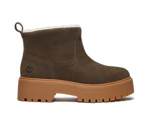 Timberland - Women's Stone Street Mid Warm Lined Boot - Chaussures d'hiver - EU 39,5 - dark brown full grain